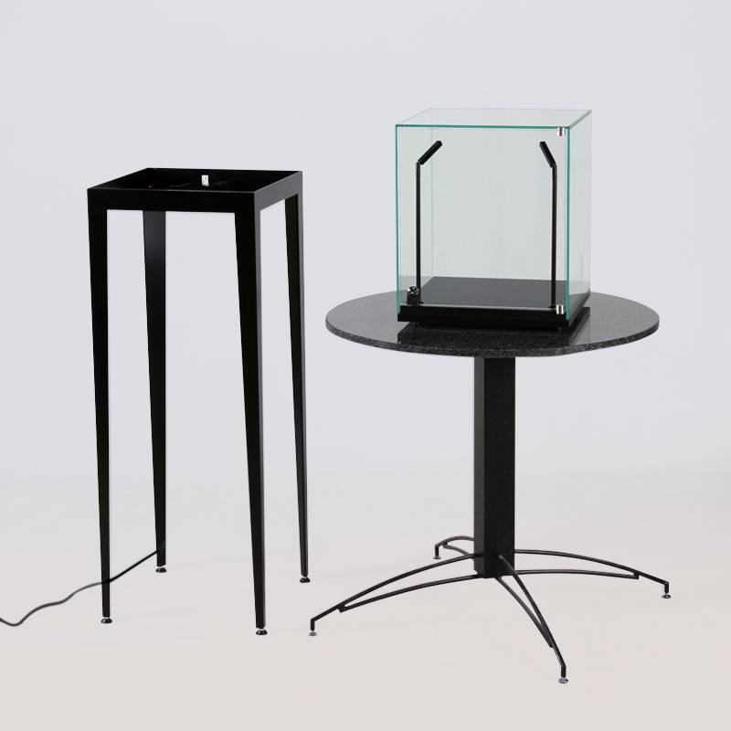 Glashaube für Produkte mit Tischgestell